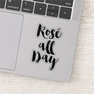 Fun Hand Lettered Script "Rose All Day"