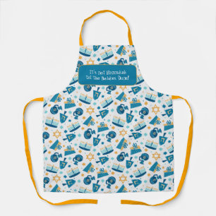 Fun Hanukkah Pattern Apron