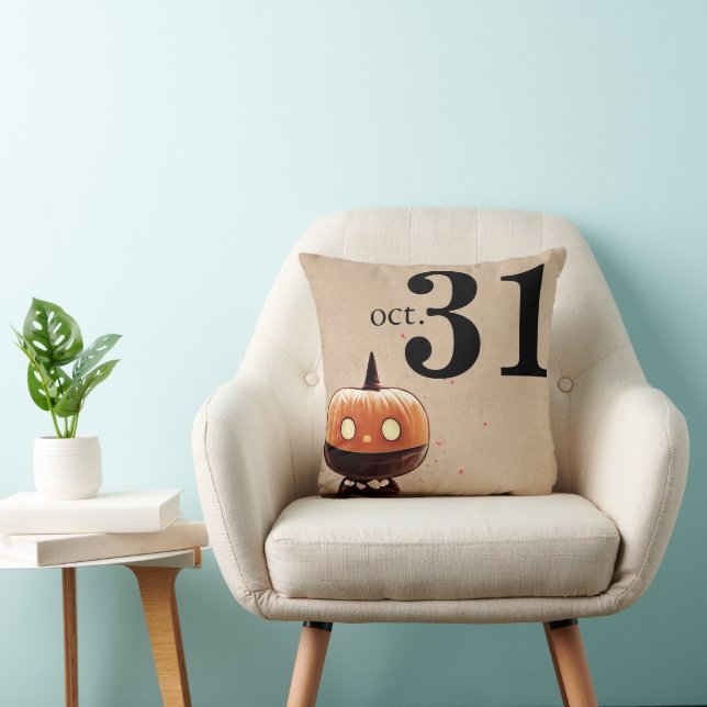 Fun Happy Halloween Cushion (Chair)