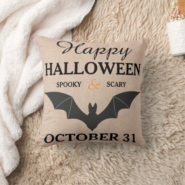 Fun Happy Halloween October 31st Cushion (Blanket)