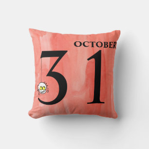 Fun Happy Halloween October 31st Cushion