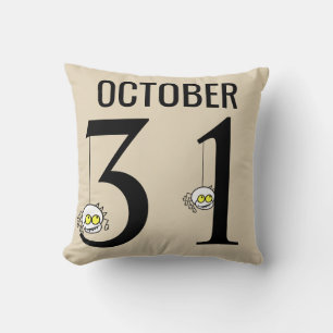 Fun Happy Halloween October 31st Cushion
