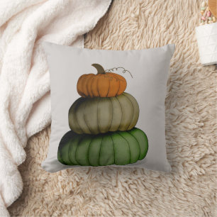 Fun Happy Halloween Pumpkin Crow Cushion