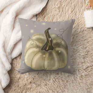 Fun Happy Halloween Pumpkin Crow Cushion