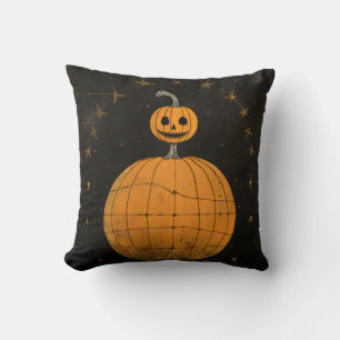 Fun Happy Halloween Trick or Treat Bats Cushion