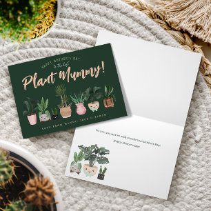 Fun Happy Mother's Day to the best Plant Mummy Card