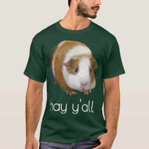 FUN HAY Y'ALL SUMMERTIME GUINEA PIG T SHIRT 