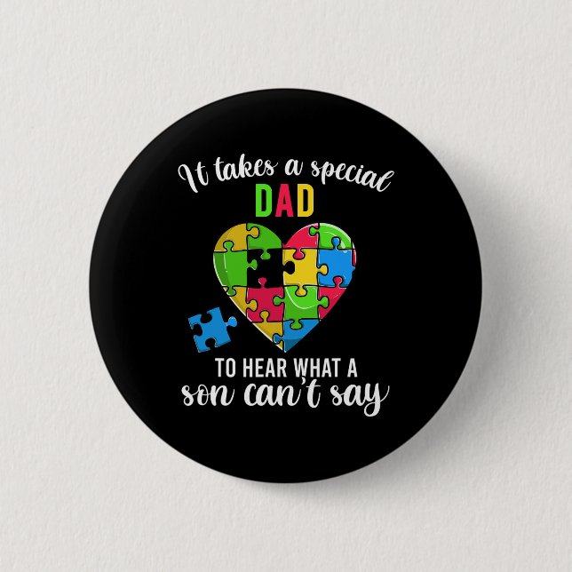 Fun Heart Puzzle  6 Cm Round Badge (Front)