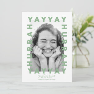 Fun High School Graduation Photo Announcement