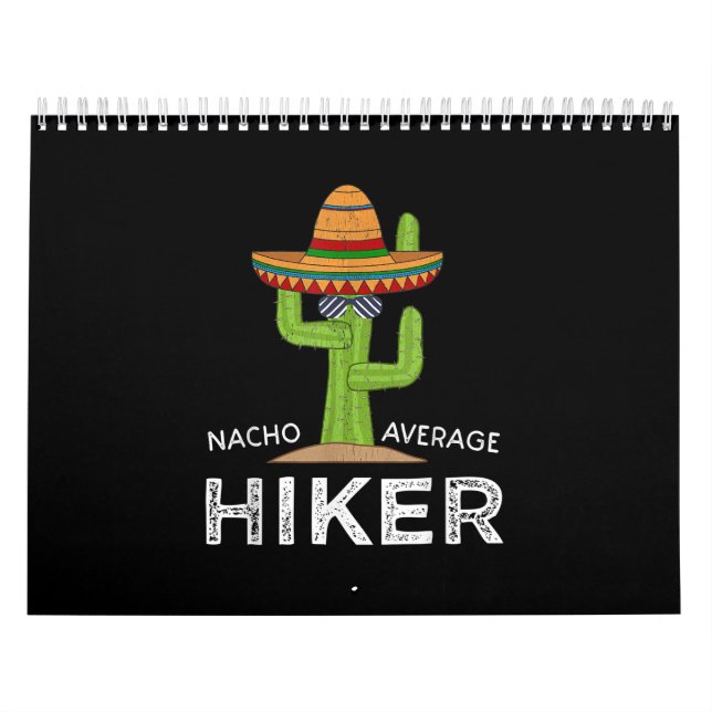 Fun Hiking Lover Humour Gifts Funny Meme Saying Calendar (Cover)