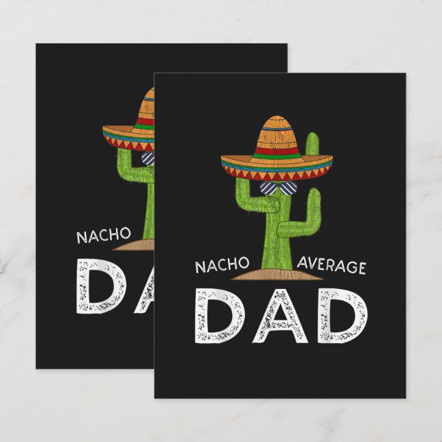 Fun Hilarious Dad Joke _ Funny Saying Dad Card (Front/Back)