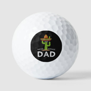 Fun Hilarious Dad Joke _ Funny Saying Dad Golf Balls