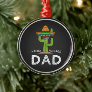 Fun Hilarious Dad Joke _ Funny Saying Dad Metal Ornament
