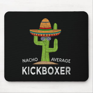 Fun Hilarious Kickboxer Meme Funny Kickboxing Mouse Pad