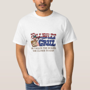 Fun HillBilly Grill Denmark T-Shirt!  T-Shirt