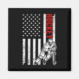 Fun Hockey Design For Men Women Hockey Player Spor Magnet
