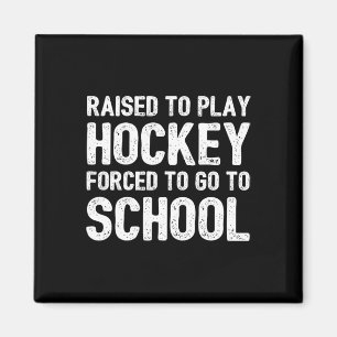 Fun Hockey For Kids Ice Hockey Lover Coach Magnet