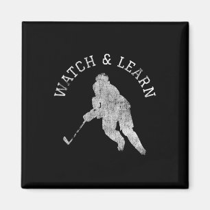 Fun Hockey Player Expertise Bragging  Magnet