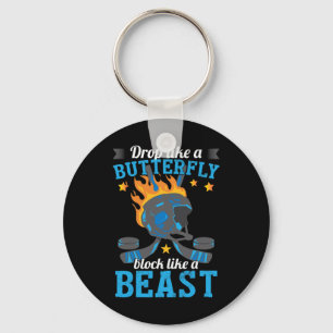 Fun Hockey Player Ice Hockey Lover Coach Key Ring