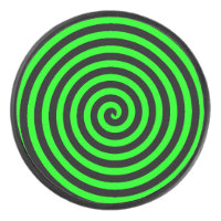 Fun Hockey Puck - Hypnotic Swirl