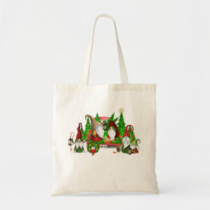 Fun Holiday Gnomes  T-Shirt Tote Bag
