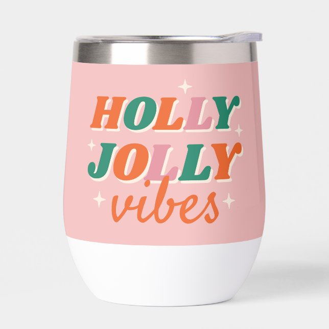 Fun Holly Jolly Vibes Christmas Design (Left)