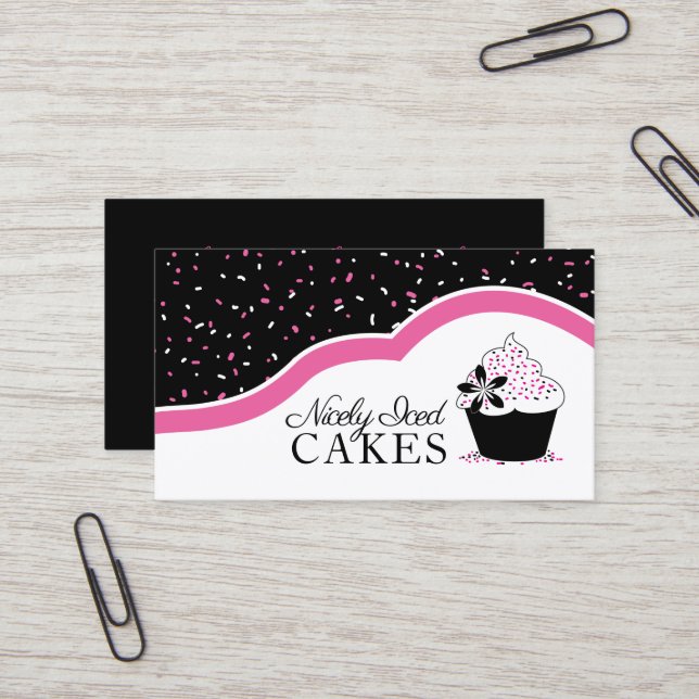 Fun Home Bakery Business Cards (Front/Back In Situ)