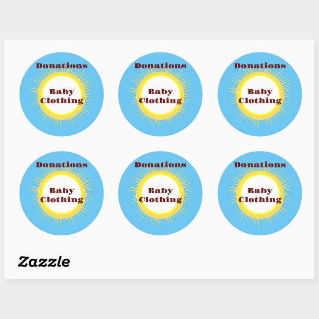 Fun Home Organisation Storage Ideas Classic Round Sticker (Sheet)