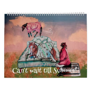 fun horse illustrations from my stories calendar