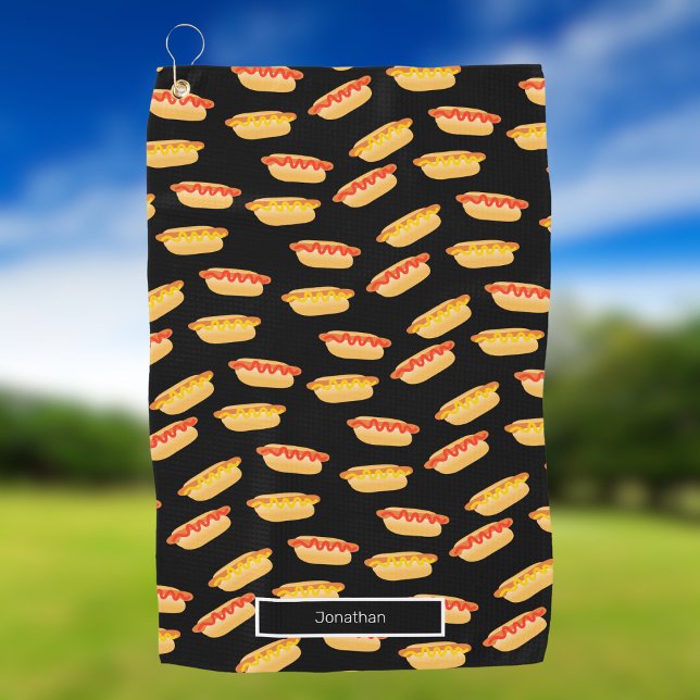Fun Hot Dogs Golf Towel (Creator Uploaded)