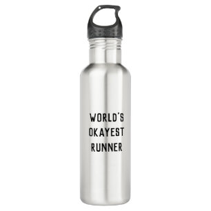 Fun Humour World's Okayest Runner Modern Type 710 Ml Water Bottle