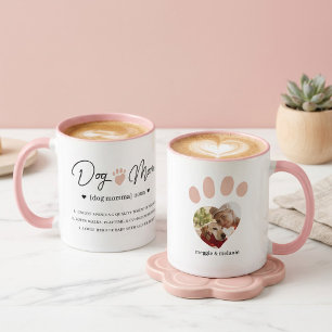 Fun Humourous Dog Mum Personalised Definition Phot Mug