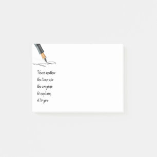 Fun I do not have the Time, Crayons to Explain Post-it Notes