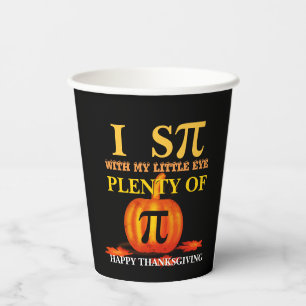 Fun I SPY PUMPKIN PIE Thanksgiving Paper Cups