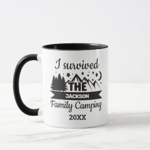 Fun I survived family camping Mug