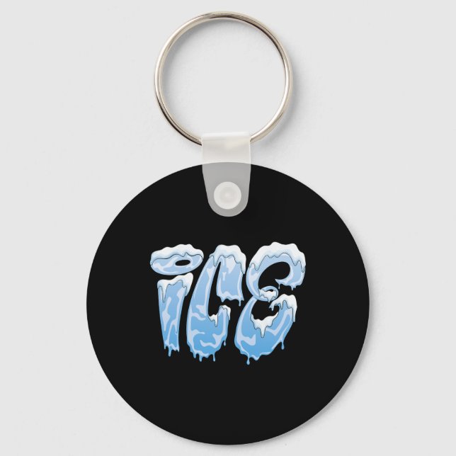 Fun Ice And Fire Costume Halloween Family Matching Key Ring (Front)