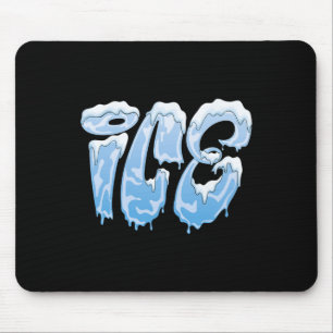 Fun Ice And Fire Costume Halloween Family Matching Mouse Pad