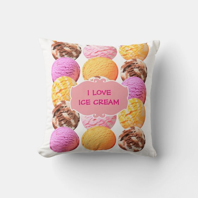 Fun Ice Cream Theme Cushion (Front)