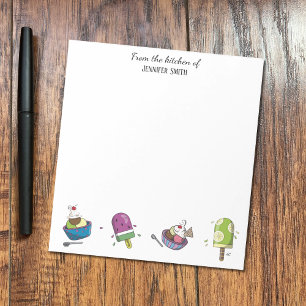Fun Ice Creams Personalised Notepad