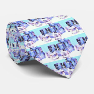 Fun Ice Cubes Print Necktie