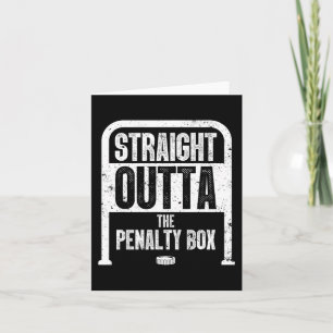 Fun Ice Hockey Art For Men Women Ice Hockey Lover Card