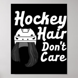 Fun Ice Hockey For Women Girls Field Hockey Helmet Poster