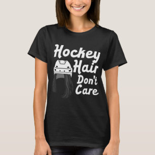Fun Ice Hockey For Women Girls Field Hockey Helmet T-Shirt
