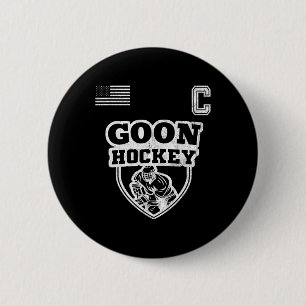 Fun Ice Hockey - Team Goon Captain 6 Cm Round Badge