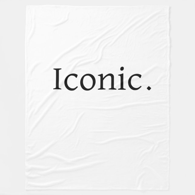 Fun iconic blanket  (Front)