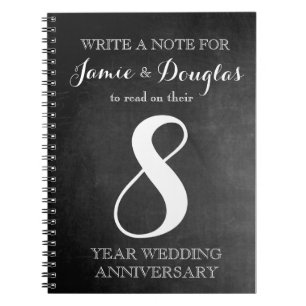Fun Idea Wedding Table Number Notebook