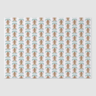 Fun "If You Can't Take the Heat" Gingerbread Man Tissue Paper