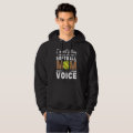 Fun I'm Not Yelling This Is Just My Softball Mum V Hoodie | Zazzle
