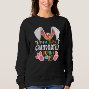 Fun I'm The Grandmother Bunny Matching Family East Sweatshirt
