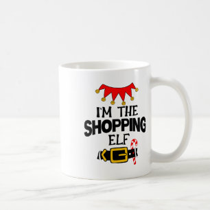 Fun Im The Shopping Elf Costumes Christmas Family Coffee Mug